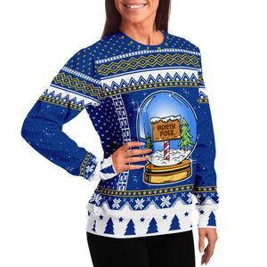 Snow Globe North Pole Ugly Christmas Sweater