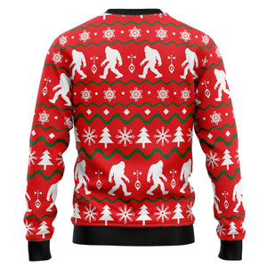 Bigfoot Ugly Christmas Sweater