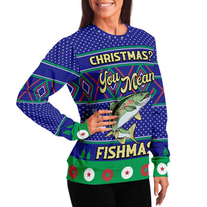 Fishmas Fishing Lover Ugly Christmas Sweater