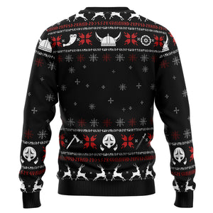 Valhalla Viking Ugly Christmas Sweater