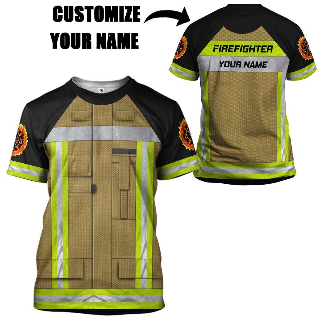 Personalized Firefighter Costume Cosplay - T-Shirt