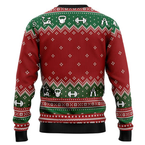 No Lift No Gift Red Ugly Sweater