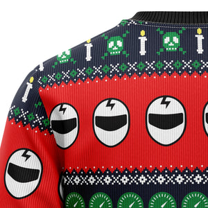 Motorbike Braaap Christmas Ugly Sweater