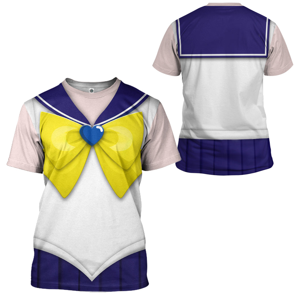 Sailor Uranus Costume Cosplay T-Shirt 3D