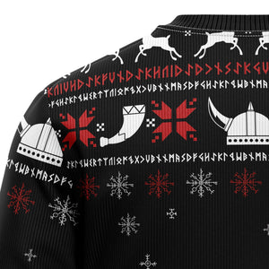 Valhalla Viking Ugly Christmas Sweater