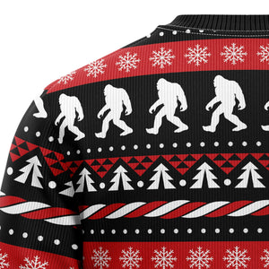 Vintage Bigfoot Ugly Christmas Sweater