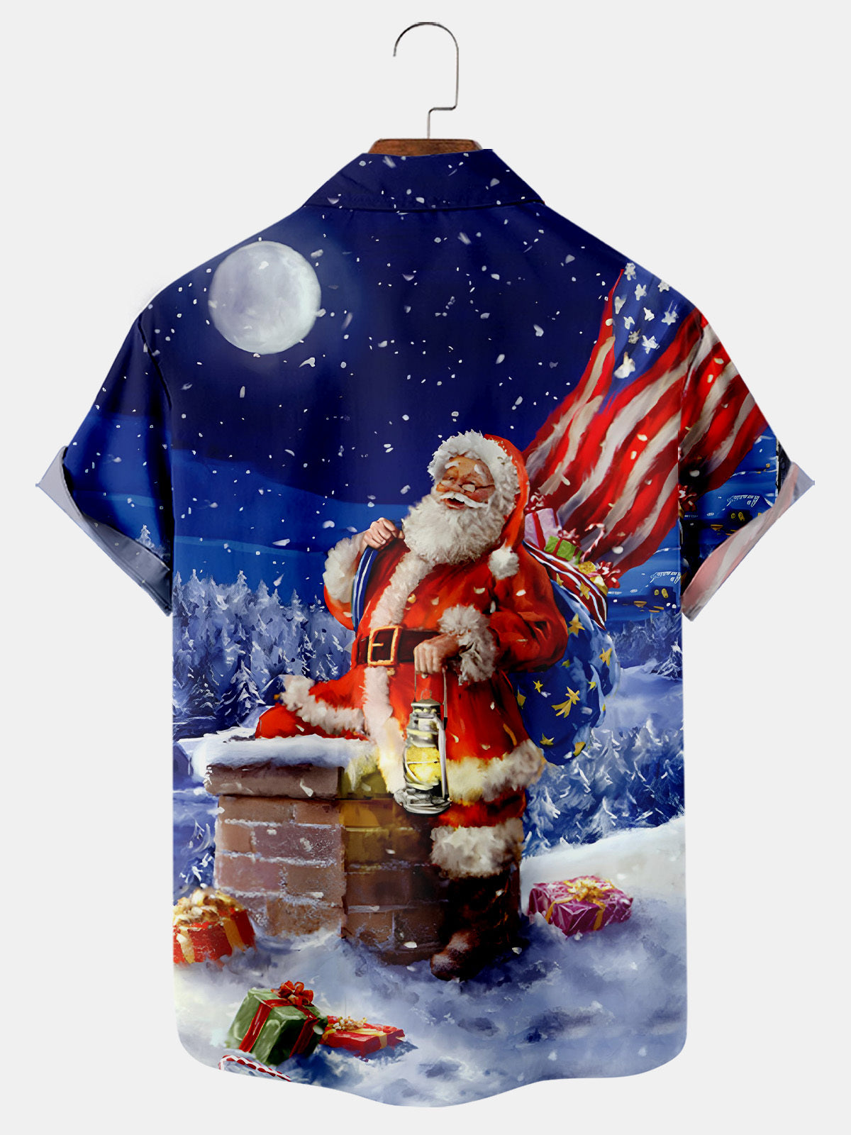 Christmas Fun Santa Claus USA - Hawaiian Shirt