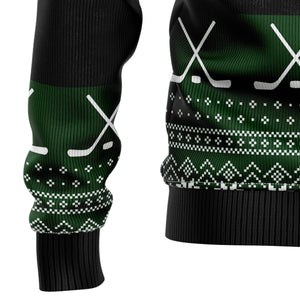 Hockey Sports Christmas Ugly Sweater