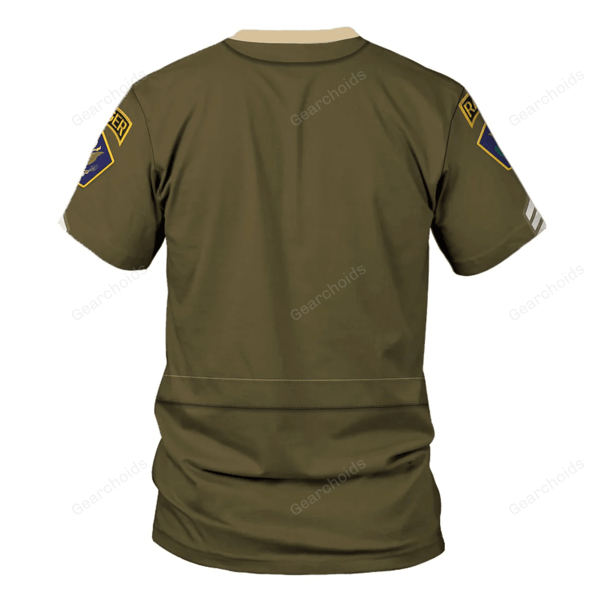 Rank And Branches Enlisted Army Service Costume Cosplay T-Shirt