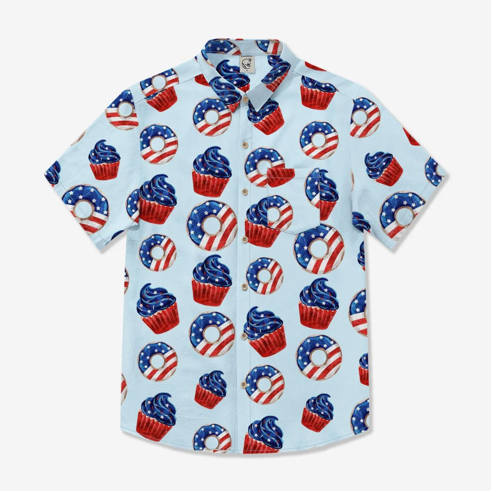 Liberty Donuts American Style - Hawaiian Shirt