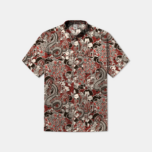 Vintage Ukiyoe Dragon Pattern - Hawaiian Shirt