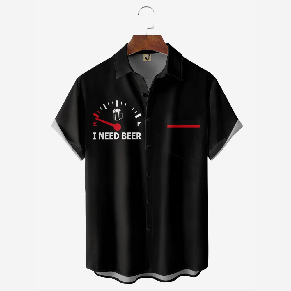 I Need Beer Speed Checker - Hawaiian Shirt