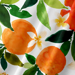 Tropical Fruit Orange Pattern - Hawaiian Shirt