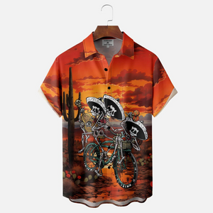 Band On The Run Skeleton -  Hawaiian Shirt