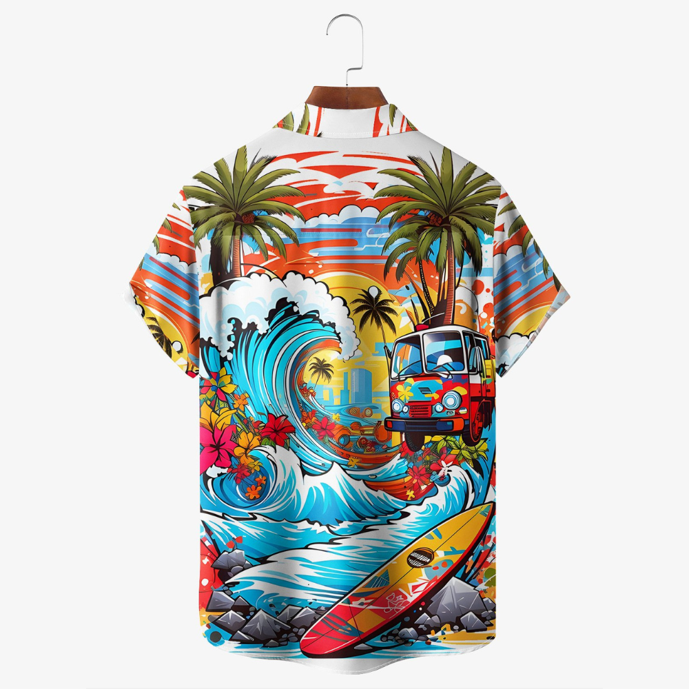 Beach Party Blue Wave - Hawaiian Shirt