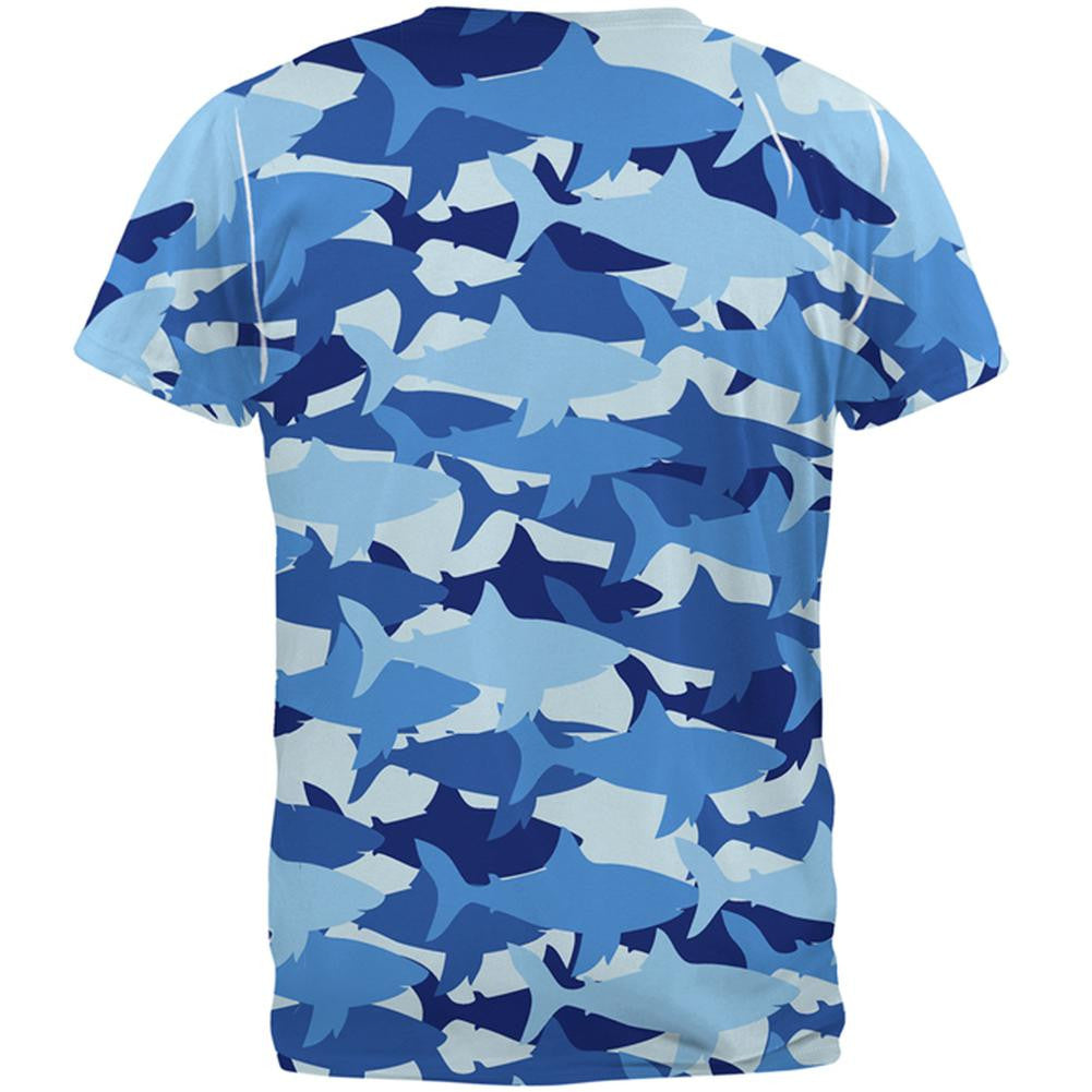 Shark Camo All Over T-Shirt