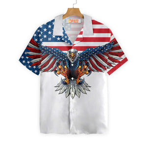 American Eagle Stay Strong - For Men And Women - Hawaiian Shirt