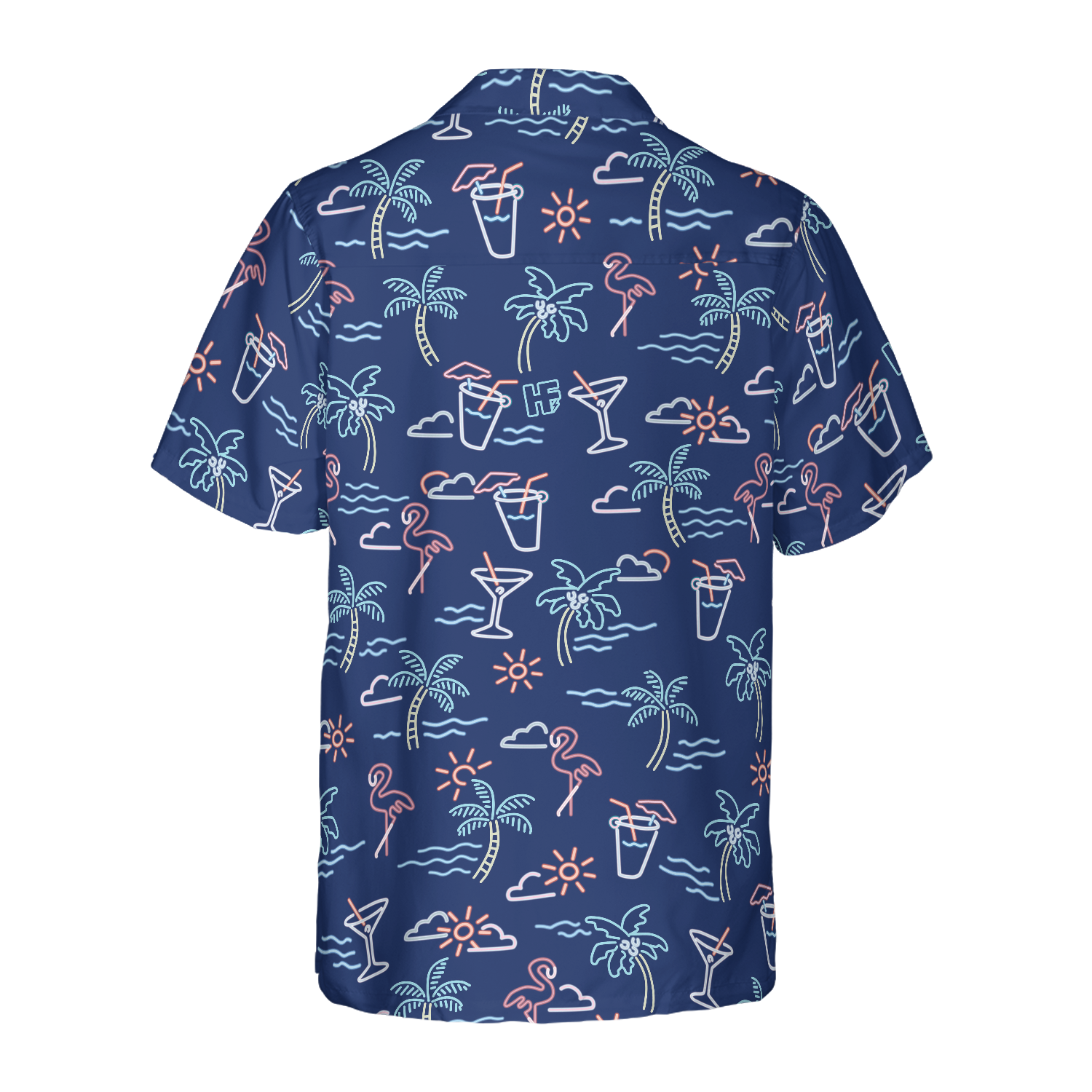 Beach Party Tropical Flamingo Hawaiian Shirt