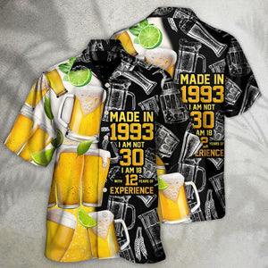 Drinking Beer So Cool Made In 1993 - Hawaiian Shirt