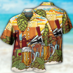 Drinking It's Beer Time - Hawaiian Shirt