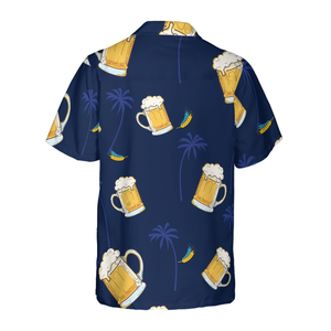 Beer Dark Blue - Hawaiian Shirt