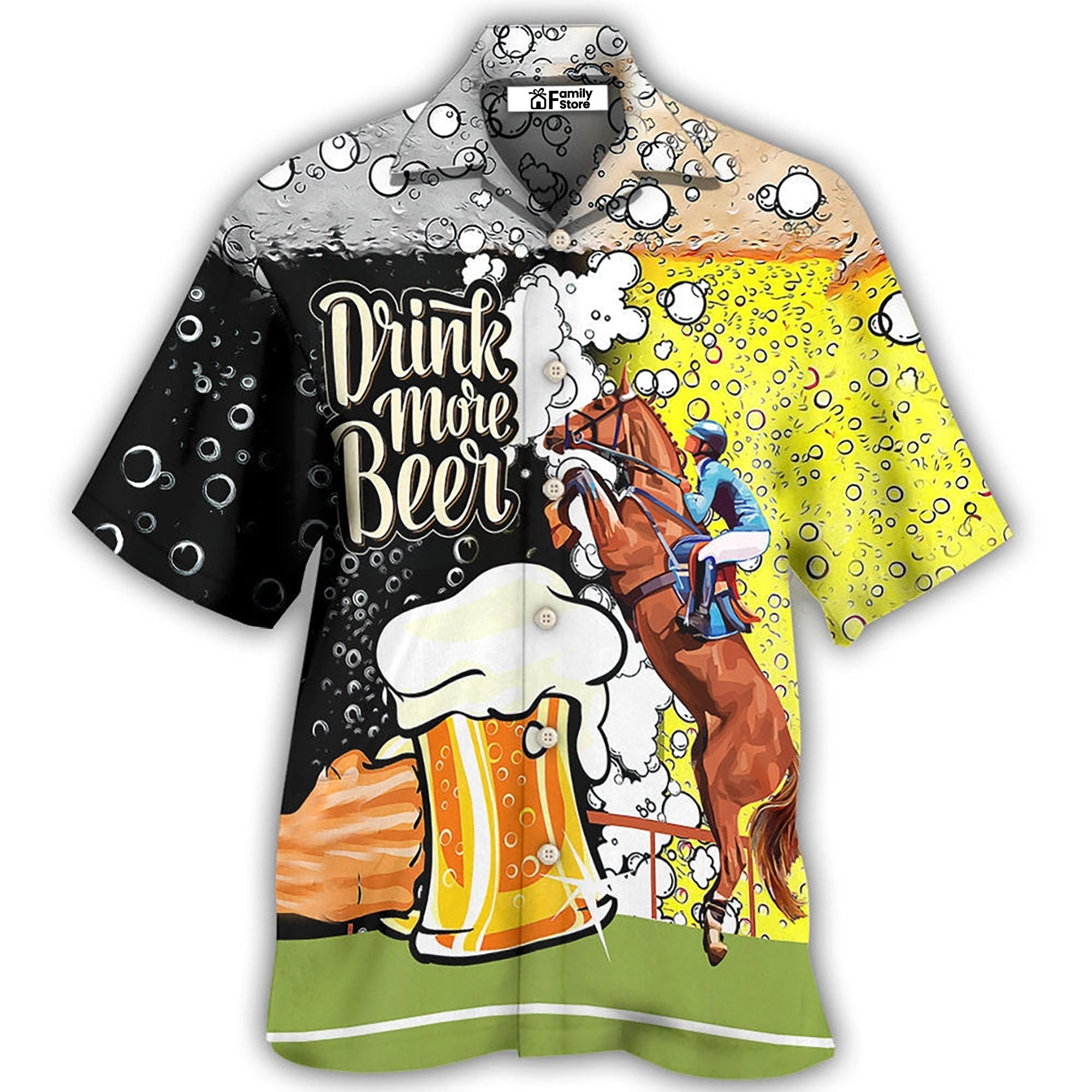 BeerHorseRacingDrinkMoreBeer HawaiianShirt OwlOhh_3851_1