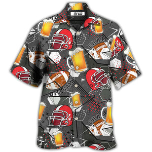 I Like Beer And Rugby And Maybe 3 People - Hawaiian Shirt