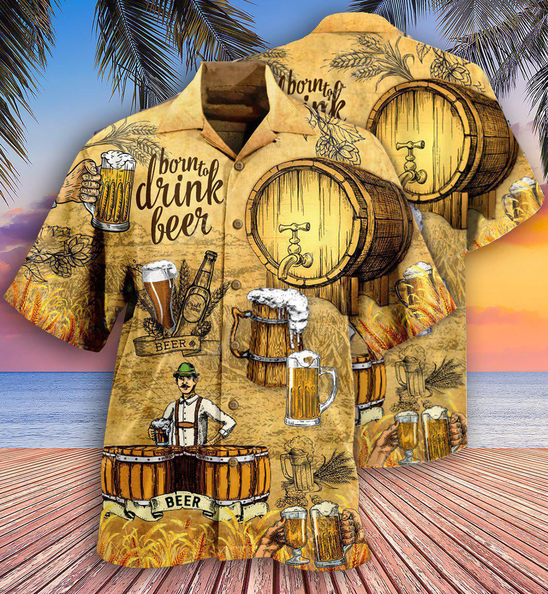 Life Is Better With Beer Bow Drink Beer - Hawaiian Shirt