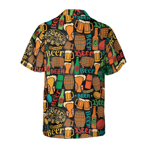 Beer Mug Pattern - Hawaiian Shirt