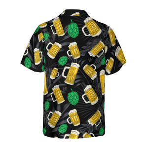 Beer Mugs And Hop - Hawaiian Shirt