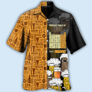 Beer Periodic Table Of Beer - Hawaiian Shirt