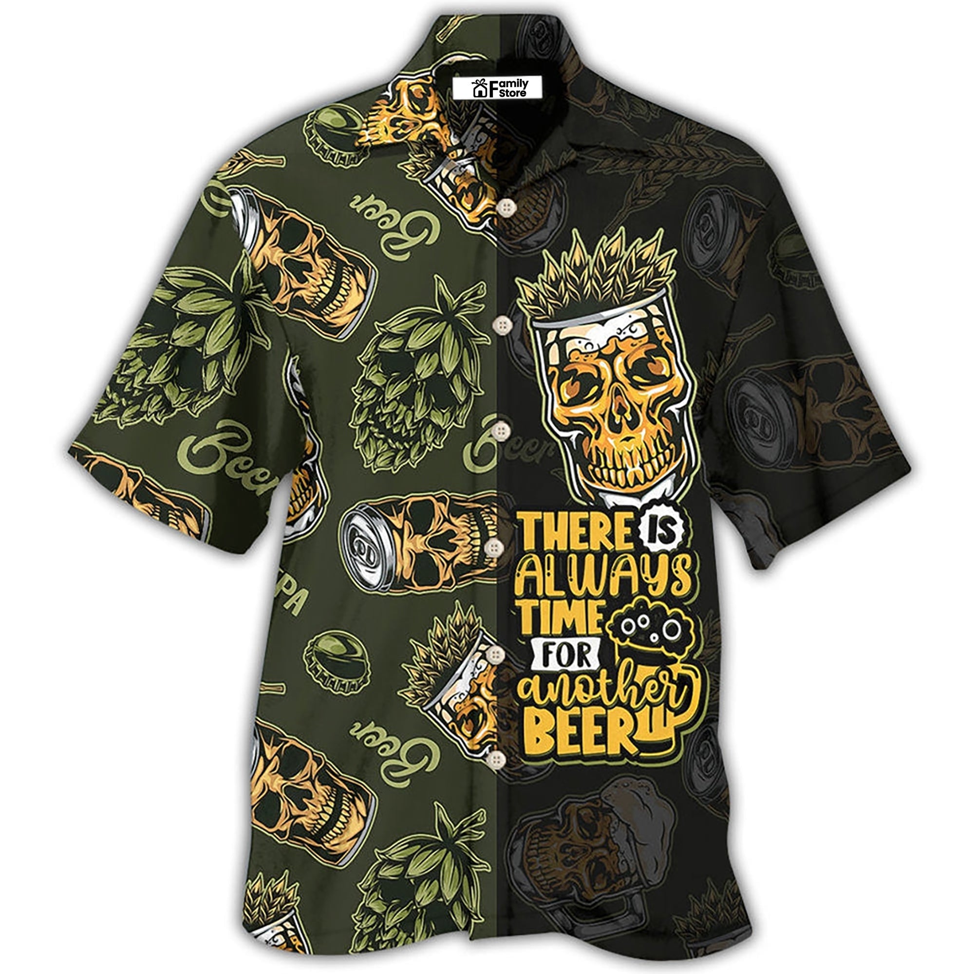 BeerThereIsAlwaysTimeForAnotherBeer HawaiianShirt OwlOhh_5350_1