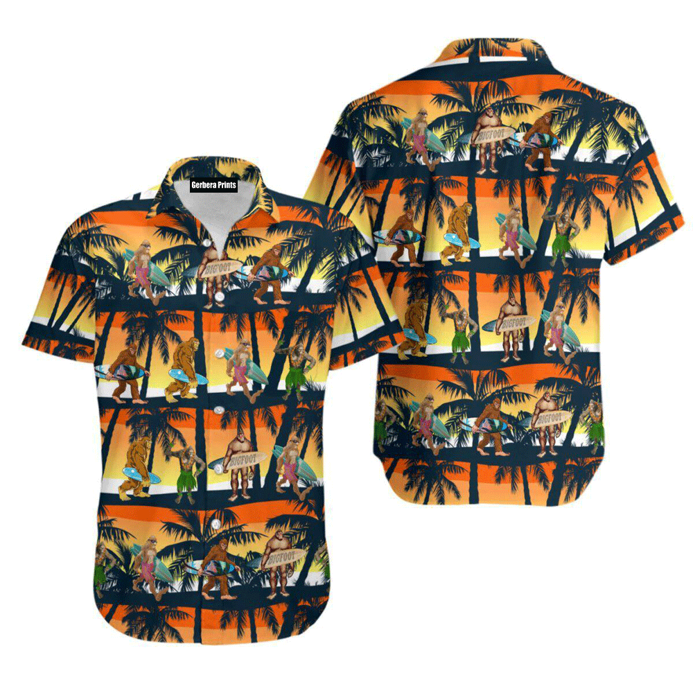 BigfootCampingOrangeAlohaHawaiianShirtForMenAndForWomenHW3273_2459_1
