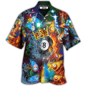 Billiard Fire And Water Merry Christmas - Hawaiian Shirt