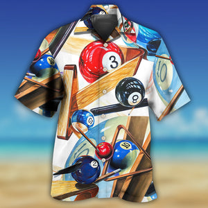 Billiard Pool Playing Games - Hawaiian Shirt