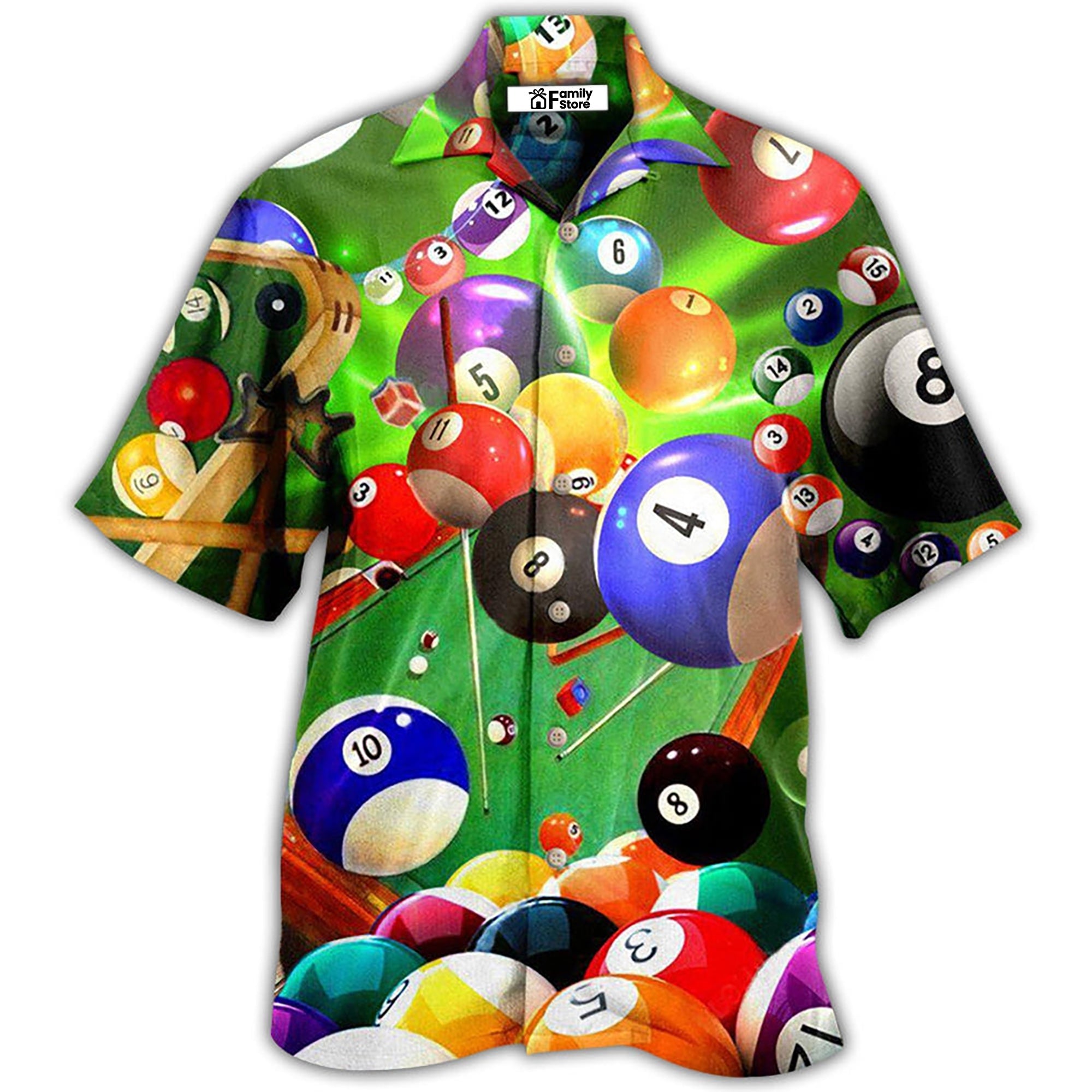 Billiard Where's The Cue Ball - Hawaiian Shirt