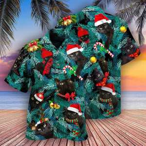 Black Cat Is It Jolly Enough Black Cat - Gift For Cat Lovers - Hawaiian Shirt