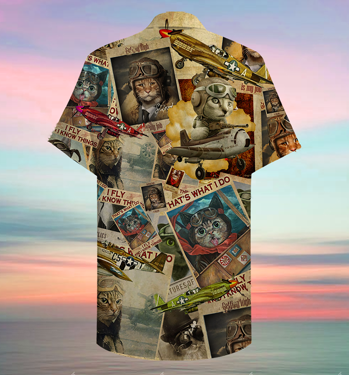 Cat Amazing Pilot - Gift For Cat Lovers - Hawaiian Shirt