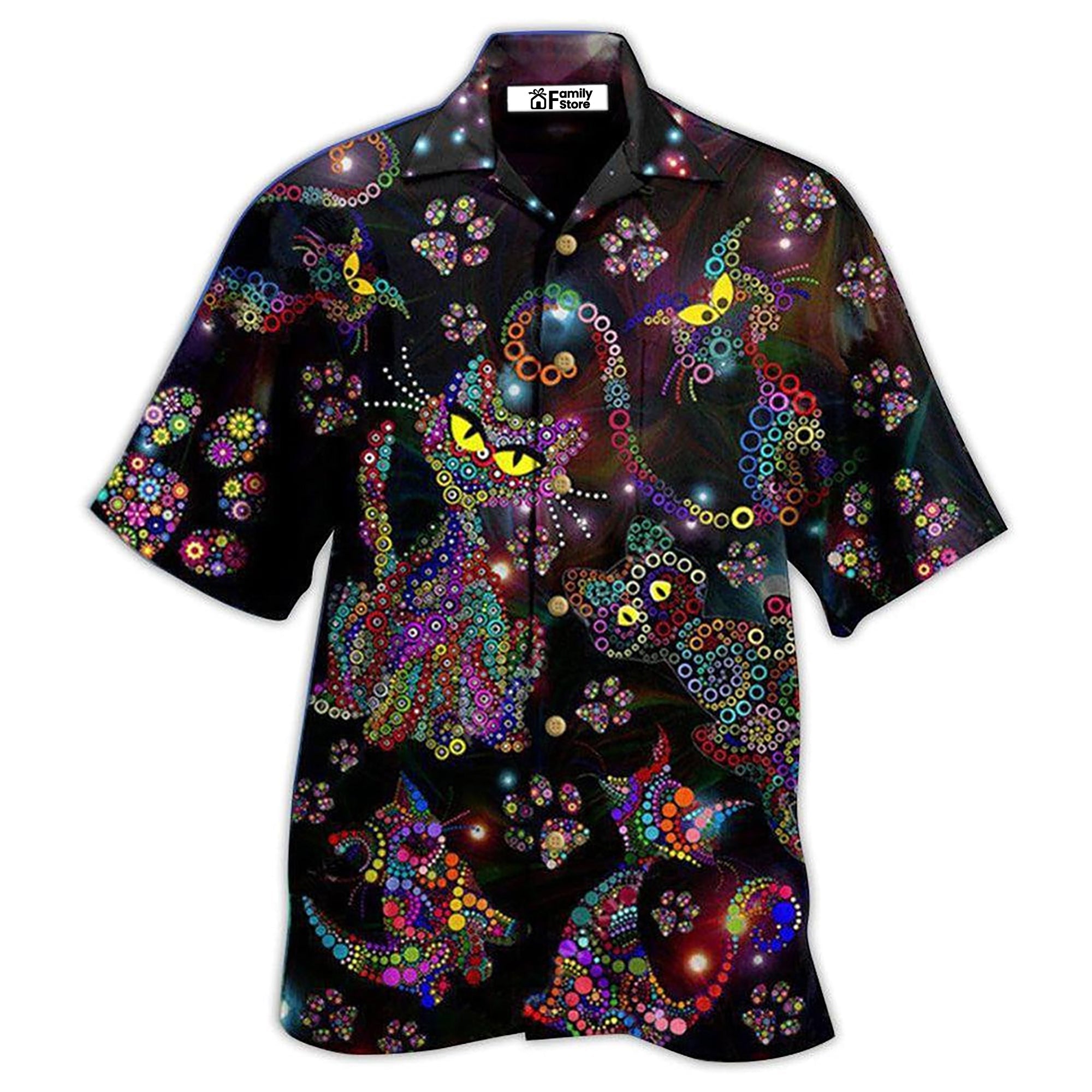 Cat Colorful Amazing - Gift For Cat Lovers - Hawaiian Shirt