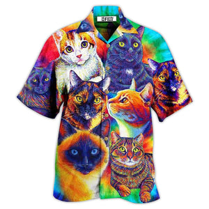 Cat Cute Colorful All My Soul - Gift For Cat Lovers - Hawaiian Shirt