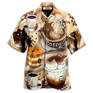 Cat Do You Wanna Drink Me Coffee - Gift For Cat Lovers - Hawaiian Shirt