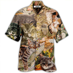 Cat Dreaming Sleeping Time - Gift For Cat Lovers - Hawaiian Shirt