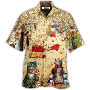 Cat In The Melody Of Life - Hawaiian Shirt