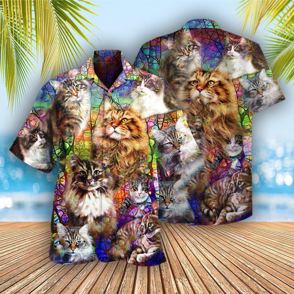 Life Is Better With Cat - Gift For Cat Lovers - Hawaiian Shirt