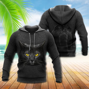 Cat Loves Darkness In Night - Hoodie