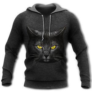 Cat Loves Darkness In Night - Hoodie