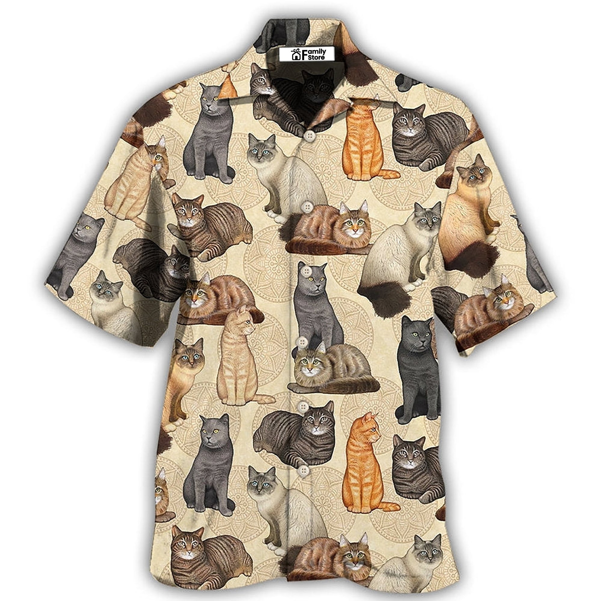 Cat Make Me Happy - Gift For Cat Lovers - Hawaiian Shirt