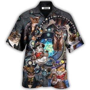 Cat Mechanic Cool Style - Gift For Cat Lovers - Hawaiian Shirt