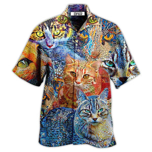 Cat Mosaic Amazing - Gift For Men And Women - Hawaiian Shirt