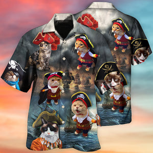 Cat Pirate Cute Style - Gift For Men And Women - Hawaiian Shirt